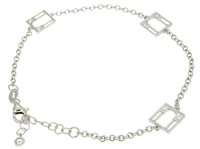 Bracelet Loving Palladio  2D in Silver BRB01 SERLIANA